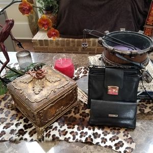Crossbody purse and small wallet